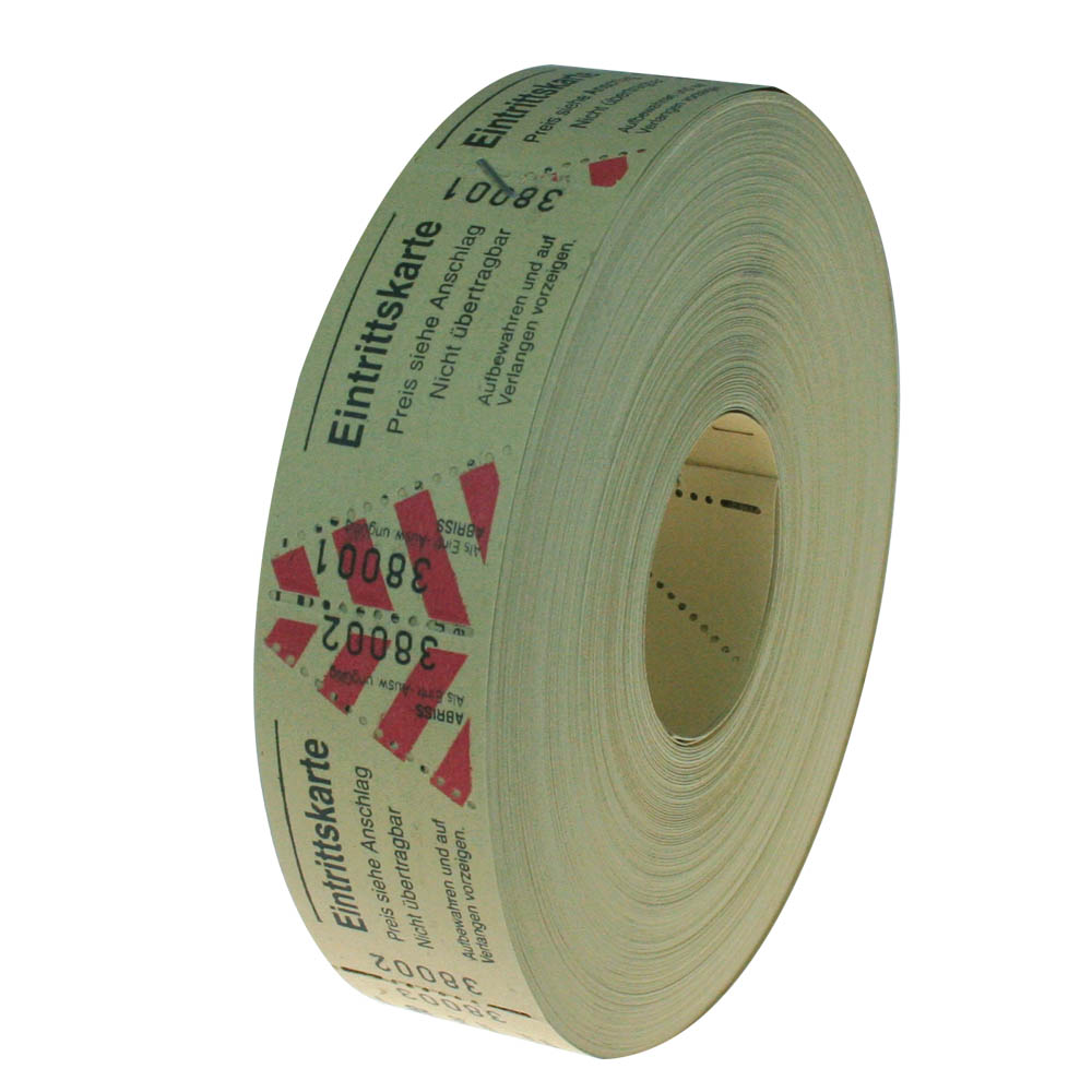 Rollenbons "Eintrittsmarke"